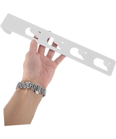 Baluue Towel Holder 2pcs Door Hook Wall Coat Hanger Christmas Wreath Metal Clothes Rack Hooks for Hats Door Hangers for Clothes Hanger 29.5X5CM White - Buy Online on GoSupps.com