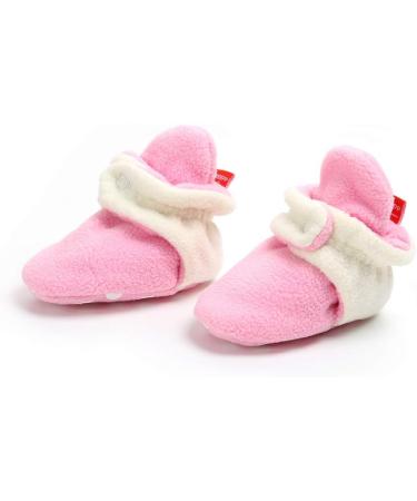 EDOTON Unisex Newborn Winter Boots - Warm Stripe Bootie Socks 0-6 Months (Pink Cream) - Buy Online on GoSupps.com