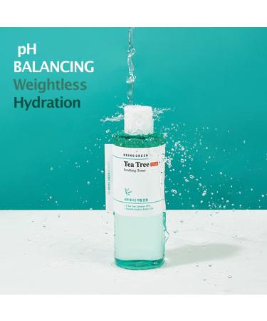 BRING GREEN Tea Tree CICA Soothing Toner - Redness Relief & Hydrating Exfoliating Toner for Oily Skin | Korean Acne Treatment for Sensitive Skin - Buy Online on GoSupps.com