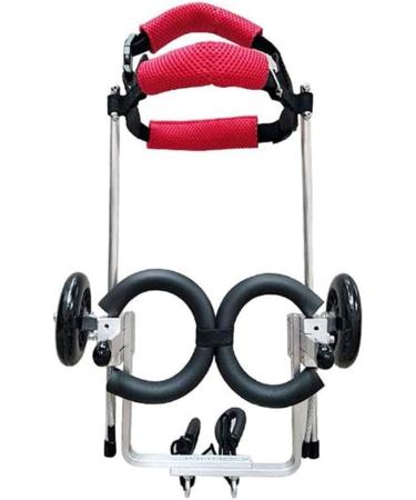 Dog Wheelchair Two Wheels Adjustable Pet Wheelchair Light Weight Easy Assemble Dog Cart Hind Legs Rehabilitation for Small Dog Puppy Cat- Wheelchair for Back Legs X-Small - Buy Online on GoSupps.com