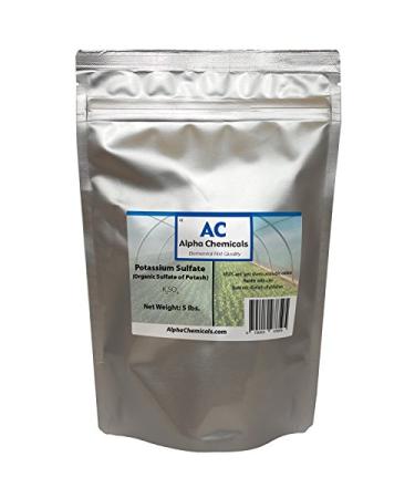 5 Pounds - Potassium Sulfate - Sulfate of Potash