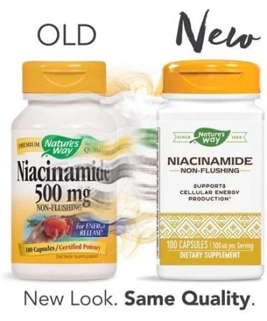 Nature's Way Niacinamide 500mg - Pack of 3 | Triple Pack for Skin Health and Wellness - Buy Online on GoSupps.com
