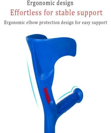 Forearm Crutches Adjustable Forearm Crutches - Handle Lightweight Cuff Crutch - Adjustable 14 Height Adjustable Stops - for Standard and Tal - Buy Online on GoSupps.com