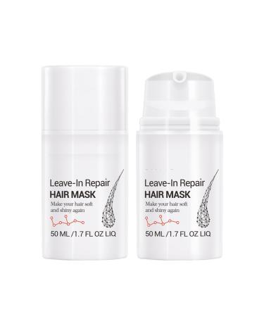 Leave-In Repair Hair Mask Dry or Damaged Hair Mask Treatment Repair Traight Curly Wavy Thick Thin Hair