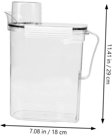 GOOHOCHY 3pcs Laundry Storage Box Laundry Soap Containers Laundry Containers Plastic Transparent - Buy Online on GoSupps.com