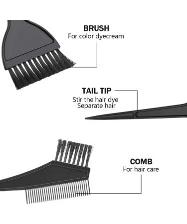 GAOHUI Double-sided Hair Dye Brush Set for DIY and Salon | 2PCS Coloring Comb Tool - Buy Online on GoSupps.com