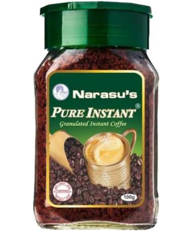 Narasu Pure Instant Coffee | 100G | Coffee Powder | Classic Coffee |Dark Instant Coffee Powder |Black Roast Rich | Aromatic Filter Coffee | Indian Origin (Pack of 2) - Buy Online on GoSupps.com