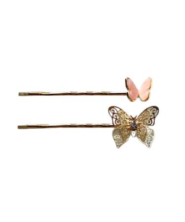 2 pieces butterfly hair clips hair accessories for girls women ladies