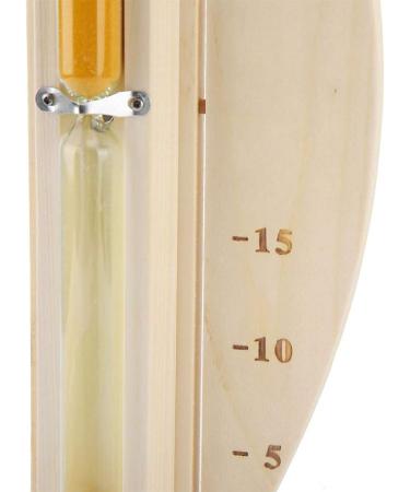 MOUMOUTEN Luxury Hourglass 15 Minute Sand Timer & Wooden Home Decoration for Sauna & Room - Buy Online on GoSupps.com