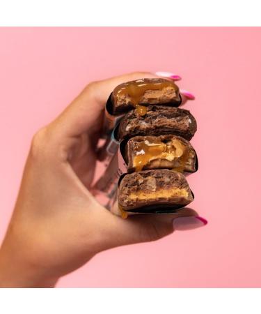 Buy Nicks Low Carb Hazelnut Protein Bar | 15g Protein | Keto & Gluten-Free | 12 Bars | 209 Calories - Healthy Nougat Chocolate Snack - Buy Online on GoSupps.com