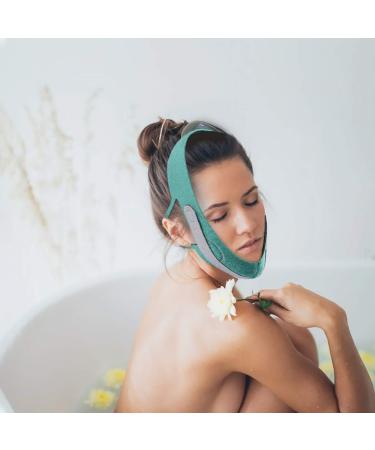 Milisten (Green) V line Belt Chin Cheek Slim Anti Wrinkle Slimming - Buy Online on GoSupps.com