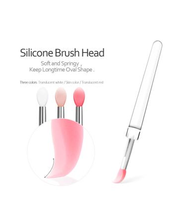 Silicone Lip Brush Set 8PCS Reusable Makeup Applicators with Caps for Lipstick & Lip Gloss | Perfect Cosmetic Tool for Flawless Application - Buy Online on GoSupps.com