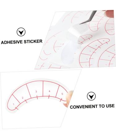 Gogogmee 20 Sheets Eyelash Eyelashes Positioning Stickers Eye Mapping Stickers Eyelashes Isolated Patches - Buy Online on GoSupps.com