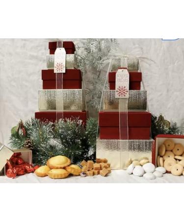 Festive Tower of Treats - Hamper of Chocolates Fudge Biscuits Pack Of 2 by Shop4Less - Buy Online on GoSupps.com