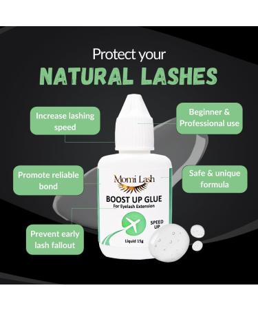 Buy Momi Lash Primer - Professional Lash Enhancement Glue Pre-Treatment & Easy Protein Removal 15g Clear - Buy Online on GoSupps.com
