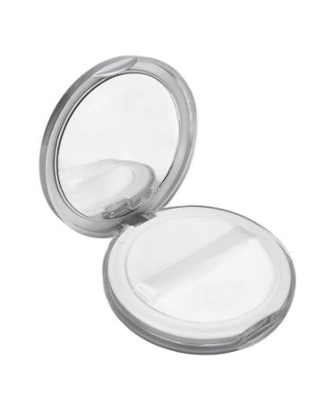 Flocking Powder Face Powder Powder Container Set Empty Preventative Leak Flocking Powder Puff Refillable Loose Compact Container HD Mirror Face Powder Compact With Mirror for Travel Cheeks