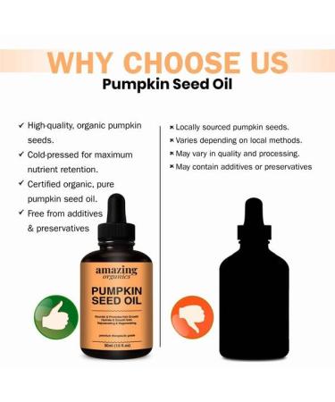 Buy Cold Pressed Pumpkin Seed Oil - Nutrient-Rich for Hair Skin & Cooking | International Shipping - Buy Online on GoSupps.com