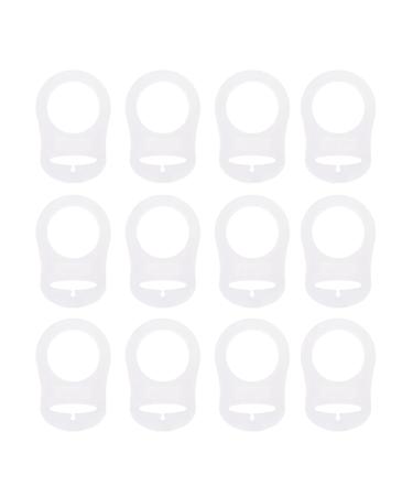 Buy 12pcs Soft Silicone Baby Pacifier Clips & Adapter Rings Holder for MAM Pacifiers - Durable & Safe Nipple Rings - Buy Online on GoSupps.com