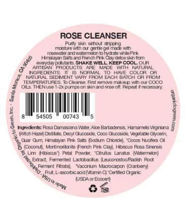 Organic To Green - Rose Cleanser - Buy Online on GoSupps.com