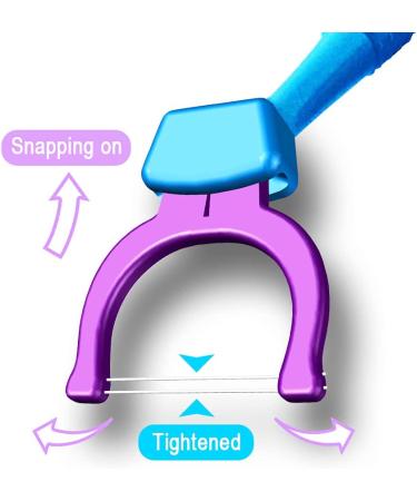 TEEsmile Evolutionary Dental Flossers Kit - 101 Piece Set with Long Handle and 100 Refillable Heads - Buy Online on GoSupps.com