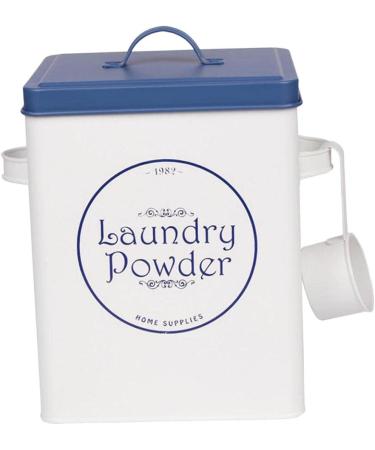 Luzhengyang Laundry Powder Detergent Container Tin Box 9 x 6 x 7 Inches Storage up to 11lb/ 5kg - Buy Online on GoSupps.com
