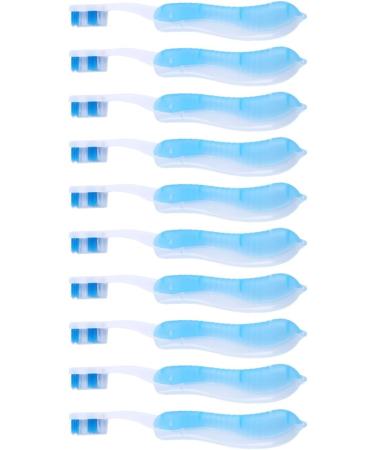 Healeeved 50-Piece Adult & Children's Travel Toothbrush Set - Soft Bristles Foldable Design & Dental Floss Picks - Perfect Outdoor Gifts for Kids - Buy Online on GoSupps.com