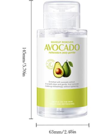 Huile nettoyante en profondeur l'avocat 300 ml eau d maquillante d maquillante huile nettoyante pour le visage pour enlever le maquillage laisse une sensation soyeuse sur la peau - Buy Online on GoSupps.com