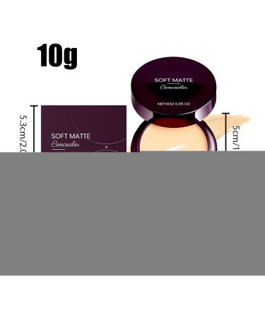 High Coverage Camouflage CreamWaterproof Concealer Cream Long Lasting Lightweight 10G Water Resistant Cream for Daily Use Morning Travel Outdoor white - Buy Online on GoSupps.com