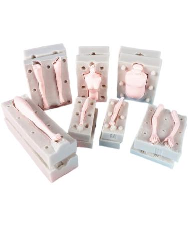 7-Piece Fondant Doll Body Mold Set - Silicone Cake Molds for DIY Clay, Resin, and Baking Tools - Buy Online on GoSupps.com