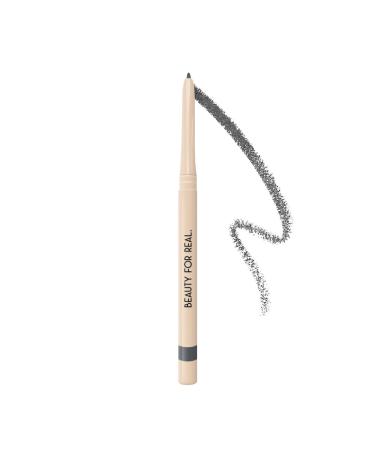 Beauty For Real I-Line 24-7 Eyeliner  Storm - Shimmering Pewter Gray - Long-Wearing  Waterproof Gel Formula - Safe for Sensitive Eyes & Contact Lens Wearers - 0.01 oz