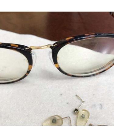 Metal Nasal Pads & Glasses Repair Set | Vintage Oxen-Horn Bracket | Gold Replacement Nose Pad Holder | International Shipping - Buy Online on GoSupps.com