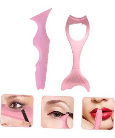 Beavorty 8 Pcs Eyeliner Eyeshadow Lash Kit Eyelash Layer Tool Guide Silicone Mascara Applicator Mermaid Girl - Buy Online on GoSupps.com