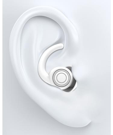 SUPCEAT Ear Plugs for Sleeping Noise Canceling 2 Pairs Reusable&Washable Soft Silicone Earplugs Noise Reduction Ear Plug for Music Parties Festivals Concerts(White) - Buy Online on GoSupps.com