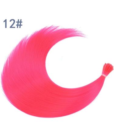 Prinfantasy Pink Synthetic Hair Extensions Straight 16 inch - Hair Accessories for Women & Girls - Buy Online on GoSupps.com