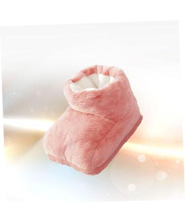Callaron Foot Warmer Sack | USB Heating Plush Slippers | Cozy Foot Massage Device for Winter | Pink Size 1 - Buy Online on GoSupps.com