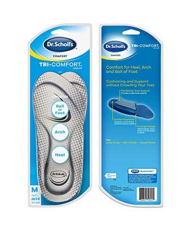 Dr. Scholl's TRI-COMFORT Insoles - Ultimate Heel & Arch Support for Men (8-12) & Women (6-10) - Buy Online on GoSupps.com