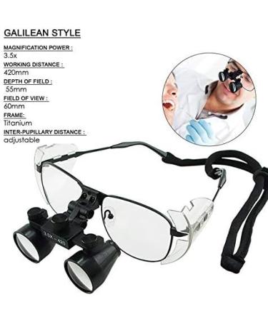 Aries Outlets 3.5X Magnification Galilean Loupes | Titanium Frame | 420mm Distance - Buy Online on GoSupps.com