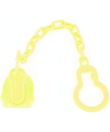 Greattangle Baby Nipple Pacifier Chain Clips - Bite Ring & Feeding Accessories - Yellow Bear Design for Fruit & Vegetable Care - Buy Online on GoSupps.com