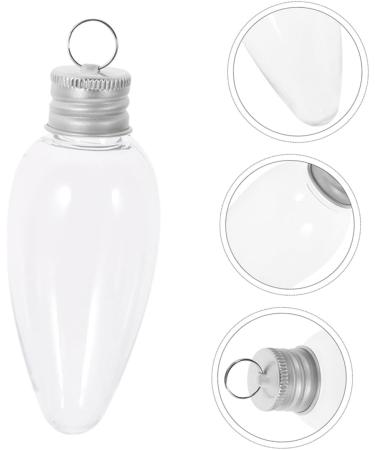 Yardenfun 20pcs Small Light Bulb Candy Bottle Juice Bottles DIY Candy Bottle with Cover Ornament Banquet - Buy Online on GoSupps.com