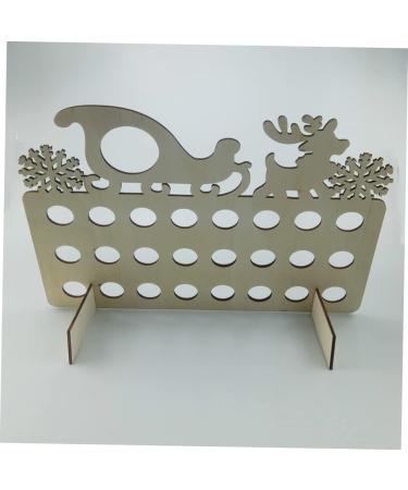PRETYZOOM 1pc Chocolate Advent Calendar Christmas for Kids Christmas Countdown Board Wooden Pull The cart As Shown 40X13X30CM - Buy Online on GoSupps.com