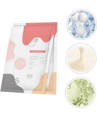 Ipetboom 2 Pairs Hand Mask Hand Moisturizing Cover for Hand Nourishing Hand Cover Exfoliating Hand Treatment Gel Boat Socks Gel Remover Non-Woven Fabric Care White Cat Paw - Buy Online on GoSupps.com