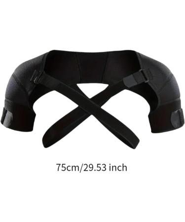 Milageto Shoulder Wrap Protector Double Shoulder Brace Shoulder Belt Shoulder Support Strap for Exercise Tennis Hiking Sports - Buy Online on GoSupps.com