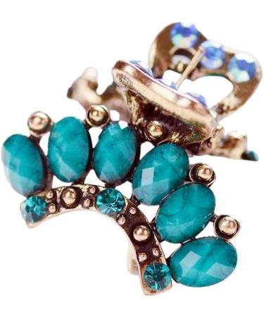 Small Hair Claw Clip Vintage Metal Mini Hairpin Rhinestone Hair Pin Accessories Women Banquet Hair Jewelry - Buy Online on GoSupps.com