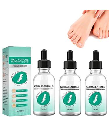 Kerassentials for Toenail Treatment Toenail Treatment Extra Strength for Repairing Damaged and Discolored Nails 3PCS-07