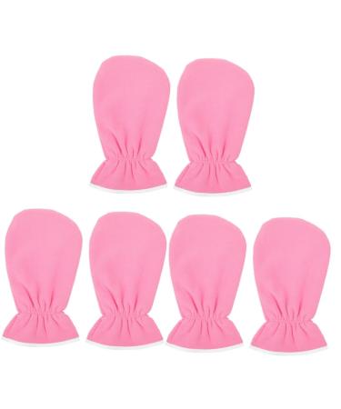 FRCOLOR 3 Pairs Exfoliating Hand Mask Thickened Gloves Hands Moisturizing Gloves Hand Exfoliation Gloves Womens Glove Moisturizing Hand Gloves Hand Spa Gloves Care Bag Body Miss Polyester