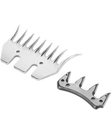 Buy High-Strength Stainless Steel Sheep Shear Knife | 9 Tooth Curved Blade for Goats | Durable Replacement Tool - Buy Online on GoSupps.com