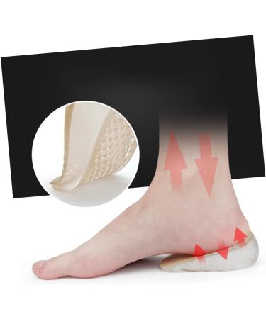 NOLITOY Height Increasing Insoles - 6 Pairs Men's Platform Shoe Pads for Extra Lift & Comfort | Orthopedic Silicone Heel Gel Inserts - Buy Online on GoSupps.com