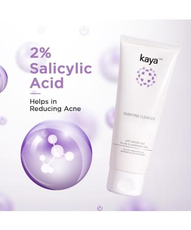 Acne Free Salicylic Acid Face Wash - Purifying Cleanser for Oily Pimple-Prone Skin | 3.38 Fl Oz - Buy Online on GoSupps.com