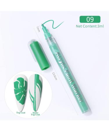Eforcase Nail Art Pen Nail Art 3D Painted Pen Drawing Nail Point Graffiti Dotting Pen Flower Pen Hook Line DIY Nail Art Beauty Adorn Manicure Tools for Nail DIY Abstract Lines Design - Buy Online on GoSupps.com