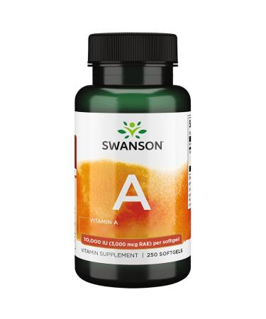 Swanson vitamin A 10 000iu (3 000mcg) with liver transc